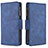 Custodia Portafoglio In Pelle Cover con Supporto B09F per Samsung Galaxy Note 10 Lite Blu