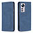 Custodia Portafoglio In Pelle Cover con Supporto B09F per Xiaomi Mi 12S 5G Blu