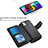 Custodia Portafoglio In Pelle Cover con Supporto B10F per Samsung Galaxy A51 4G