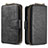 Custodia Portafoglio In Pelle Cover con Supporto B10F per Samsung Galaxy A70E Nero