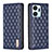 Custodia Portafoglio In Pelle Cover con Supporto B11F per Huawei Honor X7a Blu