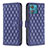 Custodia Portafoglio In Pelle Cover con Supporto B11F per Motorola Moto Edge 40 Neo 5G Blu