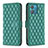 Custodia Portafoglio In Pelle Cover con Supporto B11F per Motorola Moto Edge 40 Neo 5G Verde