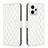 Custodia Portafoglio In Pelle Cover con Supporto B11F per Motorola Moto G13 Bianco