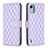 Custodia Portafoglio In Pelle Cover con Supporto B11F per Nokia C12 Plus Viola