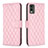 Custodia Portafoglio In Pelle Cover con Supporto B11F per Nokia C210 Oro Rosa