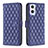 Custodia Portafoglio In Pelle Cover con Supporto B11F per OnePlus Nord N20 5G Blu