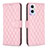 Custodia Portafoglio In Pelle Cover con Supporto B11F per OnePlus Nord N20 5G Oro Rosa