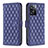 Custodia Portafoglio In Pelle Cover con Supporto B11F per OnePlus Nord N20 SE Blu