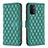 Custodia Portafoglio In Pelle Cover con Supporto B11F per OnePlus Nord N200 5G Verde