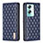 Custodia Portafoglio In Pelle Cover con Supporto B11F per Oppo A79 5G Blu