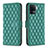 Custodia Portafoglio In Pelle Cover con Supporto B11F per Oppo A94 4G Verde