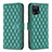 Custodia Portafoglio In Pelle Cover con Supporto B11F per Oppo Find X5 5G Verde