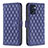 Custodia Portafoglio In Pelle Cover con Supporto B11F per Oppo Find X5 Lite 5G Blu