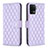 Custodia Portafoglio In Pelle Cover con Supporto B11F per Oppo Reno5 Lite Viola