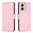 Custodia Portafoglio In Pelle Cover con Supporto B11F per Realme C33 Oro Rosa