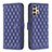 Custodia Portafoglio In Pelle Cover con Supporto B11F per Samsung Galaxy A13 4G Blu