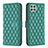 Custodia Portafoglio In Pelle Cover con Supporto B11F per Samsung Galaxy A22 5G Verde