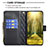 Custodia Portafoglio In Pelle Cover con Supporto B11F per Samsung Galaxy A52s 5G