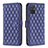 Custodia Portafoglio In Pelle Cover con Supporto B11F per Samsung Galaxy A71 4G A715 Blu