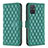 Custodia Portafoglio In Pelle Cover con Supporto B11F per Samsung Galaxy A71 5G Verde