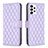 Custodia Portafoglio In Pelle Cover con Supporto B11F per Samsung Galaxy A73 5G Viola