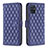 Custodia Portafoglio In Pelle Cover con Supporto B11F per Samsung Galaxy M40S Blu