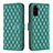 Custodia Portafoglio In Pelle Cover con Supporto B11F per Samsung Galaxy S20 5G Verde