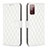 Custodia Portafoglio In Pelle Cover con Supporto B11F per Samsung Galaxy S20 FE (2022) 5G Bianco