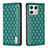 Custodia Portafoglio In Pelle Cover con Supporto B11F per Xiaomi Mi 13 5G Verde