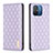 Custodia Portafoglio In Pelle Cover con Supporto B11F per Xiaomi Poco C55 Viola