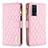 Custodia Portafoglio In Pelle Cover con Supporto B11F per Xiaomi Poco F5 Pro 5G Oro Rosa