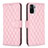 Custodia Portafoglio In Pelle Cover con Supporto B11F per Xiaomi Poco M5S Oro Rosa