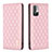 Custodia Portafoglio In Pelle Cover con Supporto B11F per Xiaomi Redmi Note 10 5G Oro Rosa