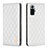 Custodia Portafoglio In Pelle Cover con Supporto B11F per Xiaomi Redmi Note 10 Pro 4G Bianco