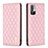 Custodia Portafoglio In Pelle Cover con Supporto B11F per Xiaomi Redmi Note 11 SE 5G Oro Rosa