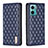 Custodia Portafoglio In Pelle Cover con Supporto B11F per Xiaomi Redmi Note 11E 5G Blu