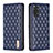 Custodia Portafoglio In Pelle Cover con Supporto B11F per Xiaomi Redmi Note 11S 4G Blu