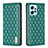 Custodia Portafoglio In Pelle Cover con Supporto B11F per Xiaomi Redmi Note 12 4G Verde