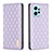 Custodia Portafoglio In Pelle Cover con Supporto B11F per Xiaomi Redmi Note 12 4G Viola