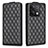 Custodia Portafoglio In Pelle Cover con Supporto B11F per Xiaomi Redmi Note 13 5G Nero