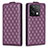 Custodia Portafoglio In Pelle Cover con Supporto B11F per Xiaomi Redmi Note 13 5G Viola