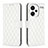Custodia Portafoglio In Pelle Cover con Supporto B11F per Xiaomi Redmi Note 13 Pro+ Plus 5G Bianco