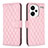 Custodia Portafoglio In Pelle Cover con Supporto B11F per Xiaomi Redmi Note 13 Pro+ Plus 5G Oro Rosa