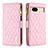 Custodia Portafoglio In Pelle Cover con Supporto B12F per Google Pixel 8a 5G Oro Rosa