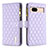 Custodia Portafoglio In Pelle Cover con Supporto B12F per Google Pixel 8a 5G Viola