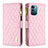 Custodia Portafoglio In Pelle Cover con Supporto B12F per Nokia G11 Oro Rosa