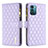 Custodia Portafoglio In Pelle Cover con Supporto B12F per Nokia G11 Viola