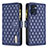 Custodia Portafoglio In Pelle Cover con Supporto B12F per OnePlus Nord CE 2 5G Blu