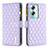 Custodia Portafoglio In Pelle Cover con Supporto B12F per Oppo A2 5G Viola